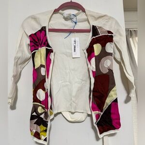 Vintage Emilio Pucci Silk Sweater Cardigan